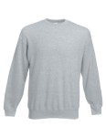 Bluza CLASSIC SET-IN SWEAT heather grey - klasyczna męska 