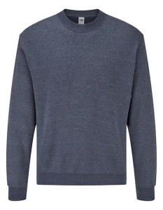 Bluza Set-In Sweat Classic | Fruit of the Loom vintage heather navy - klasyczna męska 
