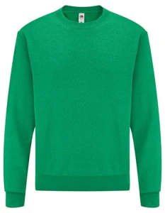 Bluza Set-In Sweat Classic | Fruit of the Loom retro heather green - klasyczna męska