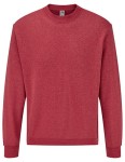 Bluza CLASSIC SET-IN SWEAT heather red - klasyczna męska 