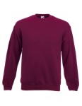Bluza CLASSIC SET-IN SWEAT burgundy - klasyczna męska 