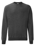 Bluza CLASSIC SET-IN SWEAT dark heather grey - klasyczna męska  