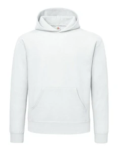 Męska bluza z kapturem Supercotton Hooded Sweat | Fruit of the Loom white - kangurka męska 