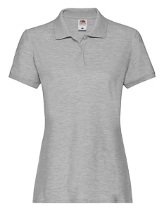 Koszulka LADIES POLO PREMIUM athletic heather - bawełniana damska 