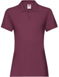 Koszulka LADIES POLO PREMIUM burgundy - bawełniana damska