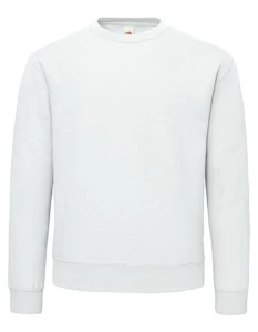 Męska bluza Supercotton Sweat | Fruit Of The Loom white - klasyczna męska