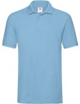 Koszulka POLO PREMIUM sky blue - bawełniana męska