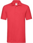 Koszulka POLO PREMIUM red - bawełniana męska