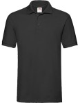 Koszulka POLO PREMIUM black - bawełniana męska
