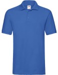 Koszulka POLO PREMIUM royal blue - bawełniana męska