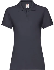Koszulka LADIES POLO PREMIUM deep navy - bawełniana damska