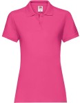 Koszulka LADIES POLO PREMIUM fuchsia - bawełniana damska