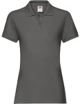 Koszulka LADIES POLO PREMIUM light graphite - bawełniana damska