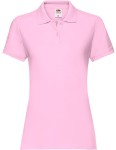 Koszulka LADIES POLO PREMIUM light pink - bawełniana damska