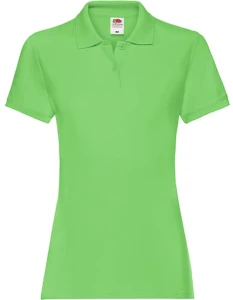 Koszulka LADIES POLO PREMIUM lime - bawełniana damska
