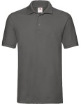 Koszulka POLO PREMIUM light graphite - bawełniana męska
