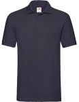 Koszulka POLO PREMIUM deep navy - bawełniana męska