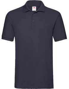 Koszulka POLO PREMIUM deep navy - bawełniana męska