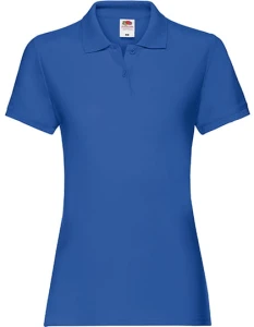 Koszulka LADIES POLO PREMIUM royal blue - bawełniana damska