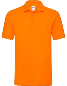 Koszulka POLO PREMIUM orange - bawełniana męska