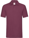 Koszulka POLO PREMIUM burgundy - bawełniana męska