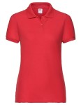 Koszulka LADIES 65/35 PIQUÉ POLO red - bawełniana damska