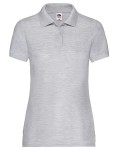 Koszulka LADIES 65/35 PIQUÉ POLO heather grey - bawełniana damska