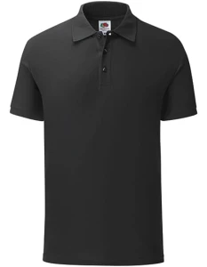Koszulka 65/35 PIQUE POLO black - bawełniana męska 