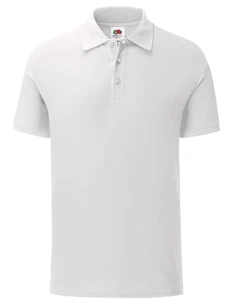 Koszulka 65/35 PIQUE POLO white - bawełniana męska