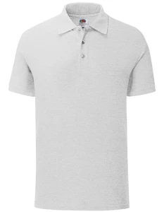Koszulka 65/35 PIQUE POLO heather grey - bawełniana męska