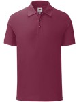 Koszulka 65/35 PIQUE POLO burgundy - bawełniana męska