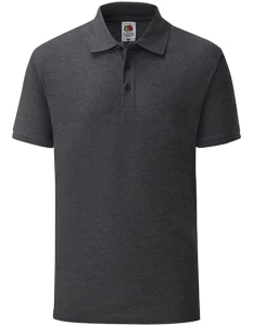 Koszulka 65/35 PIQUE POLO dark heather grey - bawełniana męska