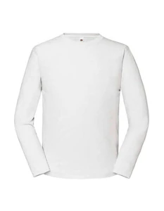 Longsleeve ICONIC 195 RINGSPUN T white - bawełniany męski
