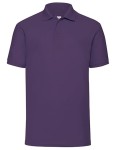 Koszulka 65/35 PIQUE POLO purple - bawełniana męska
