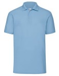 Koszulka 65/35 PIQUE POLO sky blue - bawełniana męska