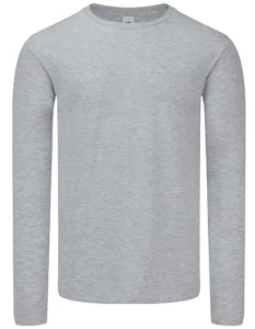 Longsleeve ICONIC 150 CLASSIC T heather grey - bawełniany męski