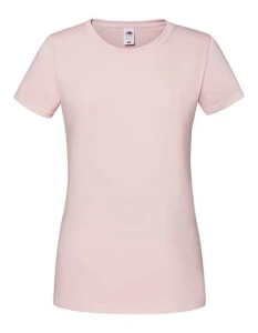 Koszulka LADIES ICONIC 195 RINGSPUN PREMIUM T powder rose - bawełniana damska
