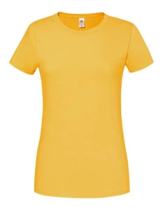 Koszulka LADIES ICONIC 195 RINGSPUN PREMIUM T sunflower - bawełniana damska