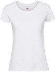 Koszulka LADIES ICONIC 195 RINGSPUN PREMIUM T white - bawełniana damska