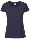 Koszulka LADIES ICONIC 195 RINGSPUN PREMIUM T navy - bawełniana damska