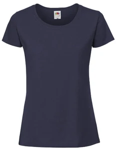 Koszulka LADIES ICONIC 195 RINGSPUN PREMIUM T navy - bawełniana damska