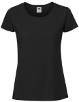 Koszulka LADIES ICONIC 195 RINGSPUN PREMIUM T black - bawełniana damska