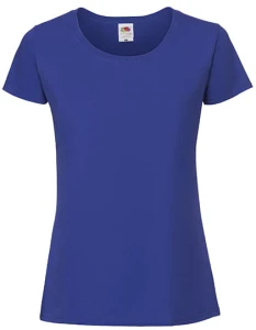 Koszulka LADIES ICONIC 195 RINGSPUN PREMIUM T royal blue - bawełniana damska