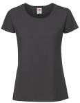Koszulka LADIES ICONIC 195 RINGSPUN PREMIUM T light graphite - bawełniana damska
