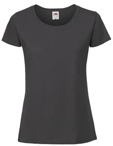 Koszulka LADIES ICONIC 195 RINGSPUN PREMIUM T light graphite - bawełniana damska