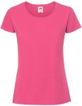 Koszulka LADIES ICONIC 195 RINGSPUN PREMIUM T fuchsia - bawełniana damska