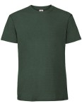 Koszulka ICONIC 195 RINGSPUN PREMIUM T bottle green  - bawełniana męska