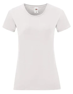 Koszulka LADIES ICONIC 150 T white - bawełniana damska