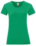Koszulka LADIES ICONIC 150 T kelly green - bawełniana damska
