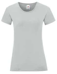 Koszulka LADIES ICONIC 150 T zinc - bawełniana damska